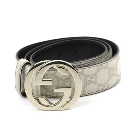 men wearing white gucci belt|genuine leather Gucci belt men.